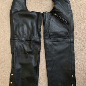 Women’s Leather Motorcycle Chaps
